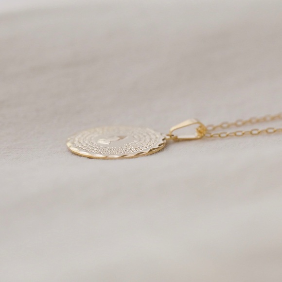 Our Father Prayer Necklace | 18k Gold Filled - Picture 6 of 9